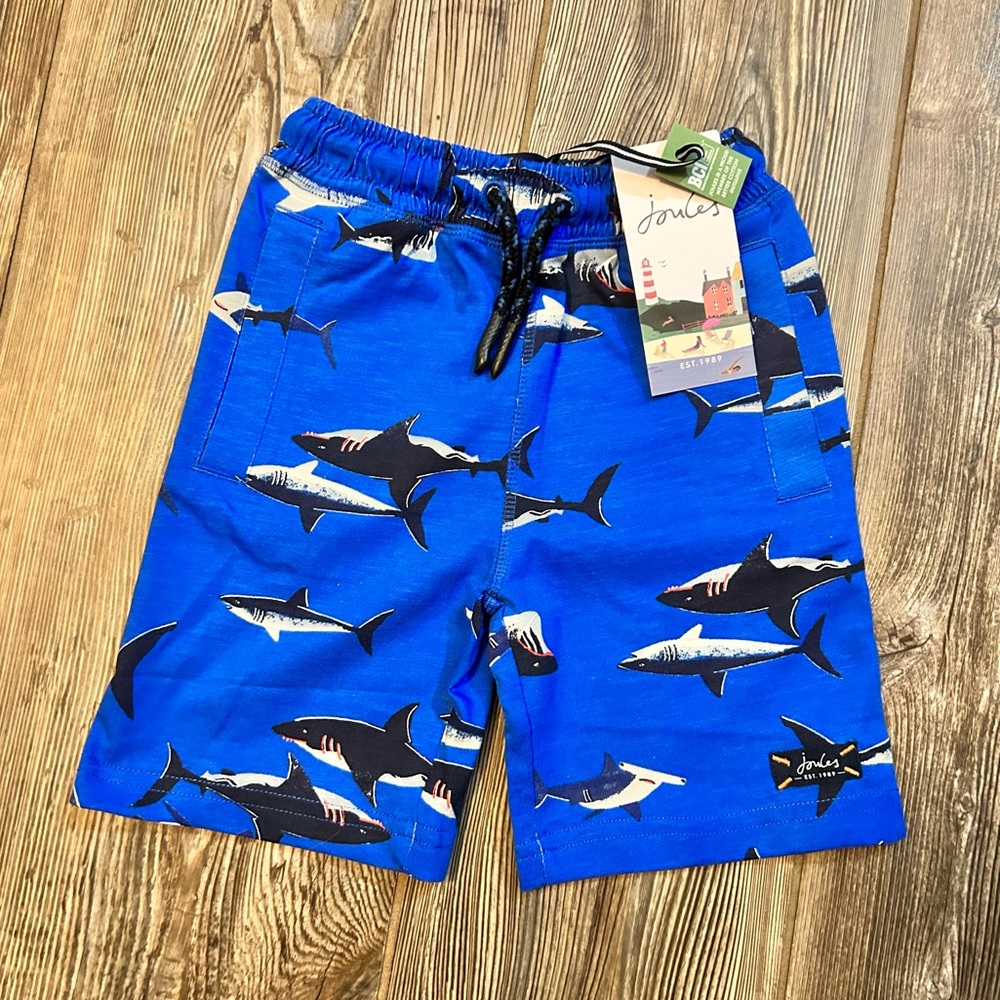 Joules shark shorts 🦈 - size 3 - NWT